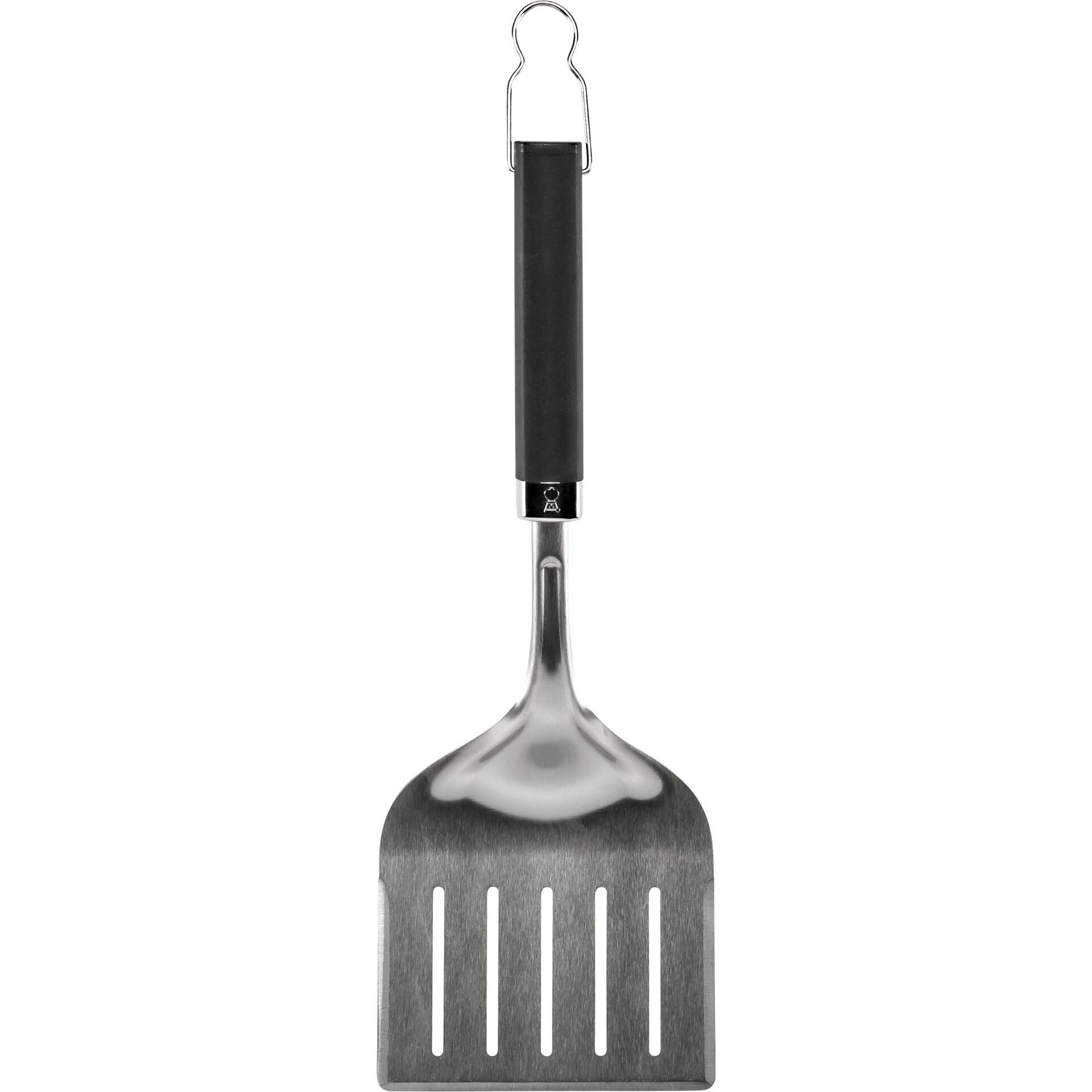 Weber Wide Premium Stainless Steel BBQ Turner in Black