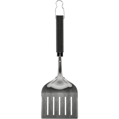 Weber Wide Premium Stainless Steel BBQ Turner in Black