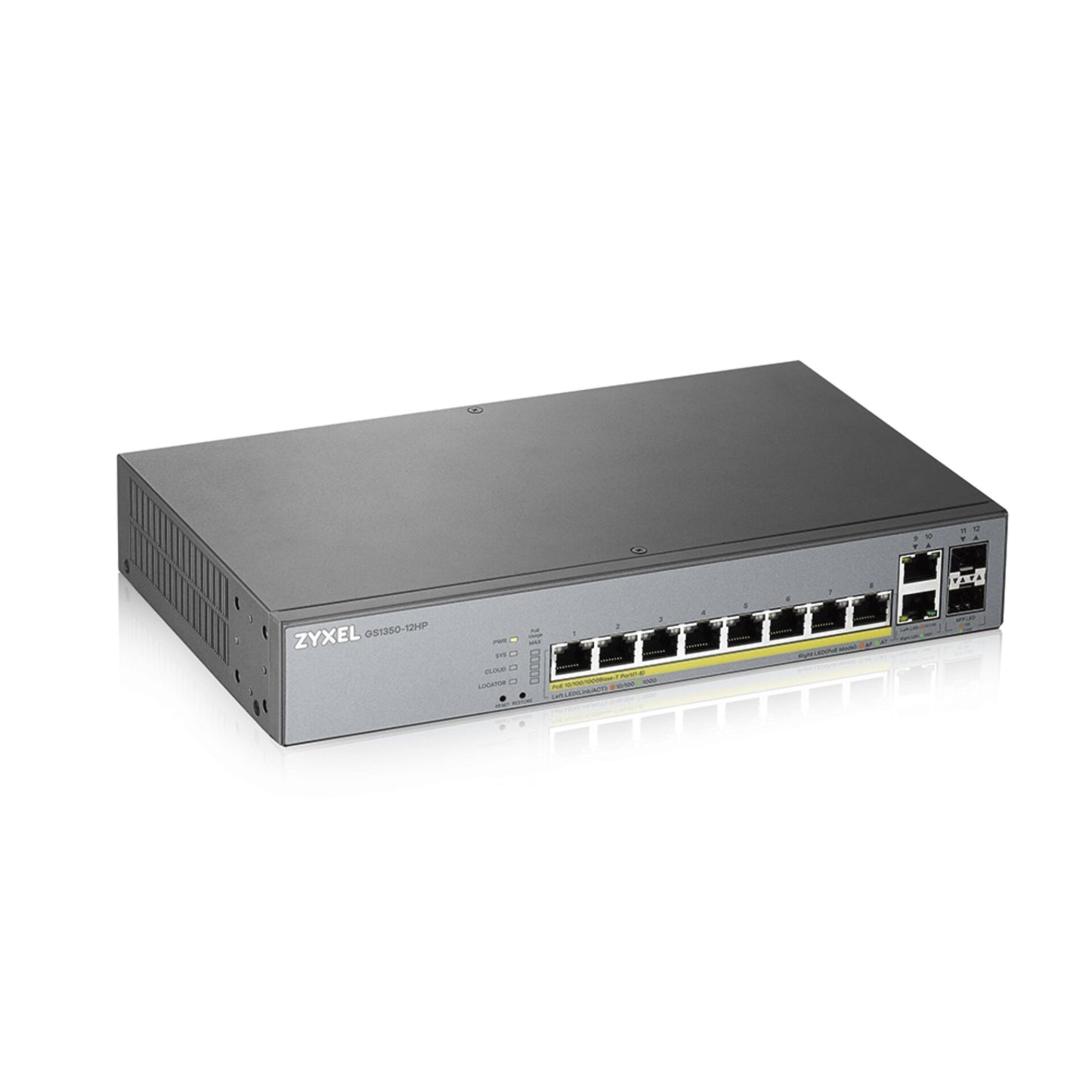 Zyxel GS1350-12HP 12-Port Switch Including 1 Year Nebula Pro Subscription