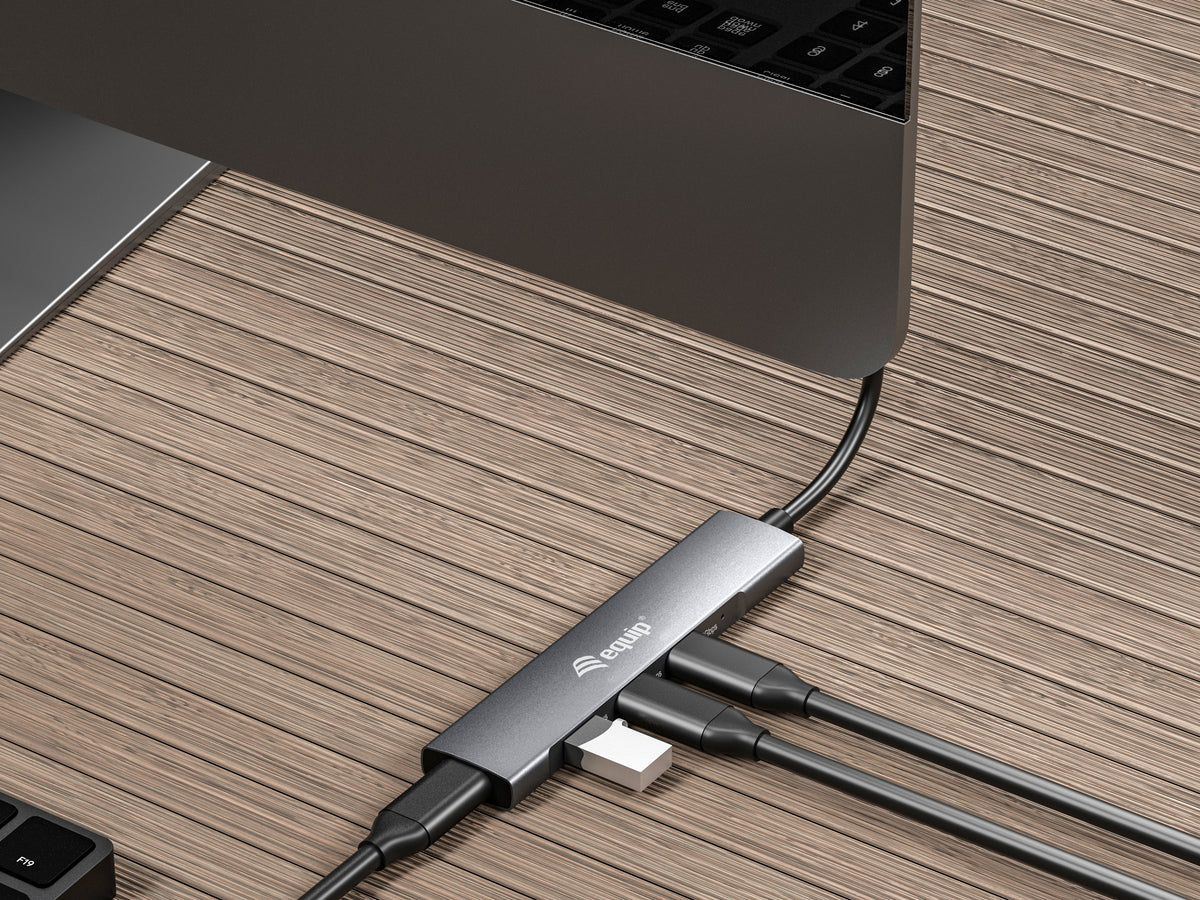 Equip 4-Port USB-C3.2-Hub->4xUSB-C 3.2                 5Gbps