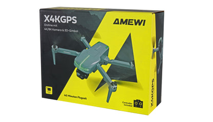 Amewi DRE Drone AMXFlight X4K GPS ανθρακί