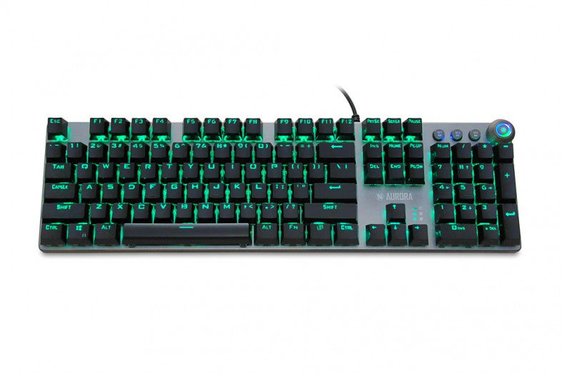 iBox Aurora K-4 keyboard USB QWERTY Black