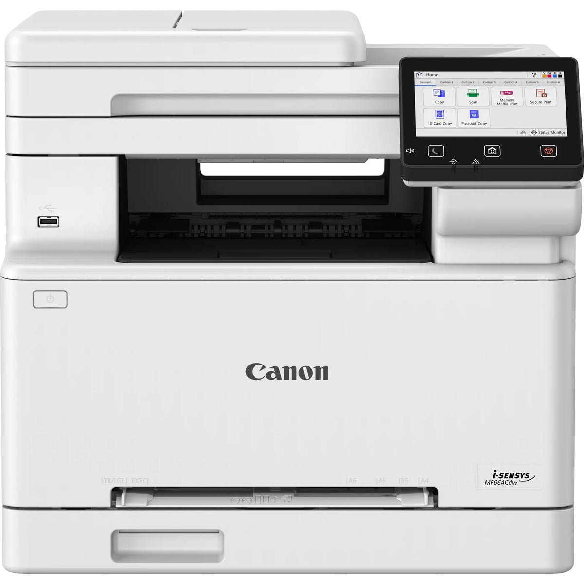 Canon i-SENSYS MF664Cdw (grau/schwarz, Kopie, Scan, USB, LAN, WLAN, Duplex (Druck))