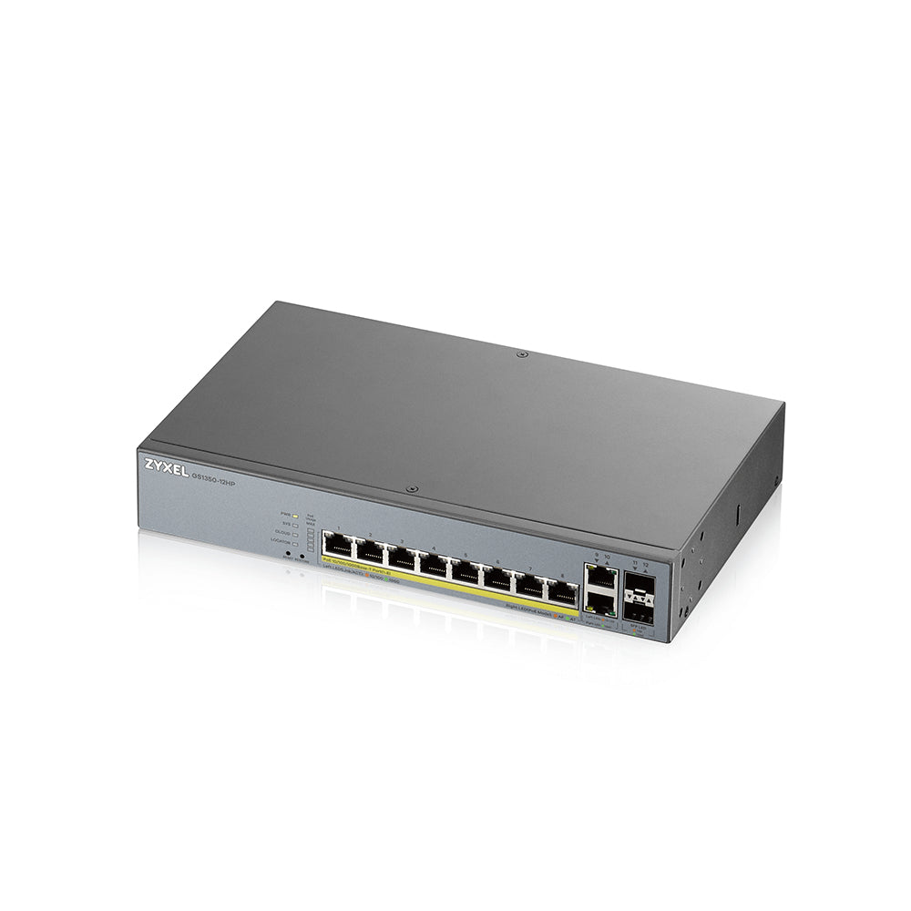 Zyxel GS1350-12HP-EU0101F Διαχειρίσιμος Μεταγωγέας L2 Gigabit Ethernet PoE