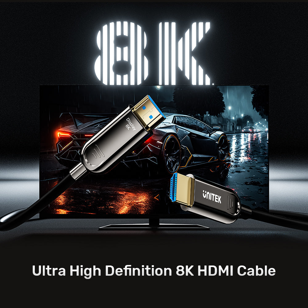 Οπτική καλωδίωση HDMI 2.1 AOC Unitek C11085GY01-15M