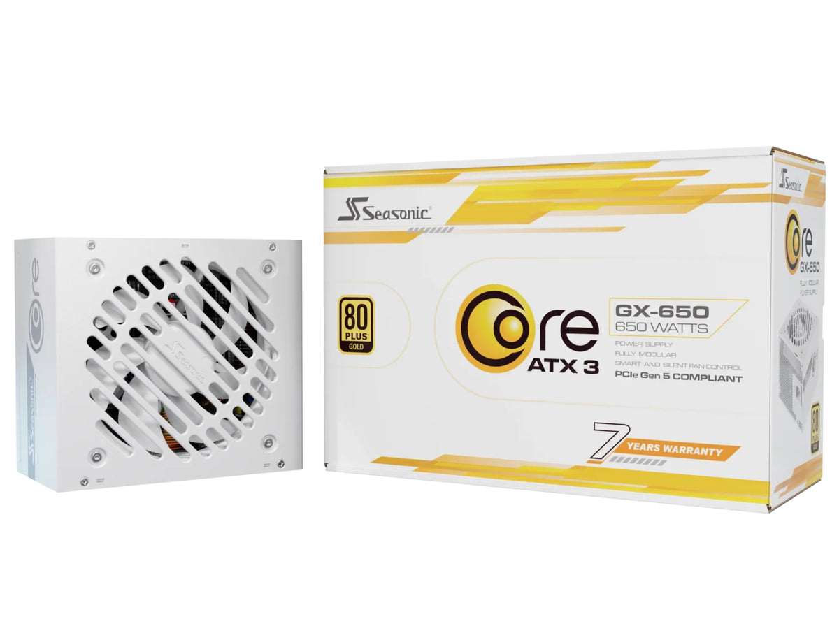 Seasonic Core GX-650-V2-White ATX 3.1