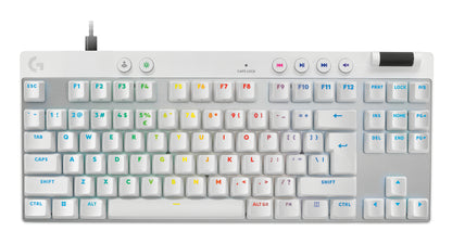 Πληκτρολόγιο Logitech G PRO X TKL Rapid Gaming USB QWERTY US International σε Λευκό