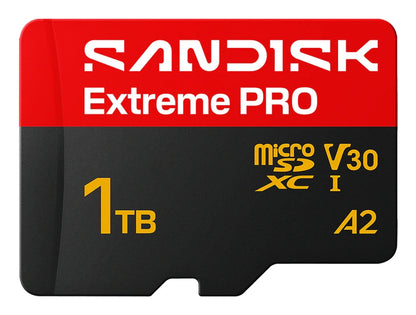 SanDisk Extreme Pro microSD UHS-I 1TB MicroSD 250MB/s (Read) / 170MB/s (Write)