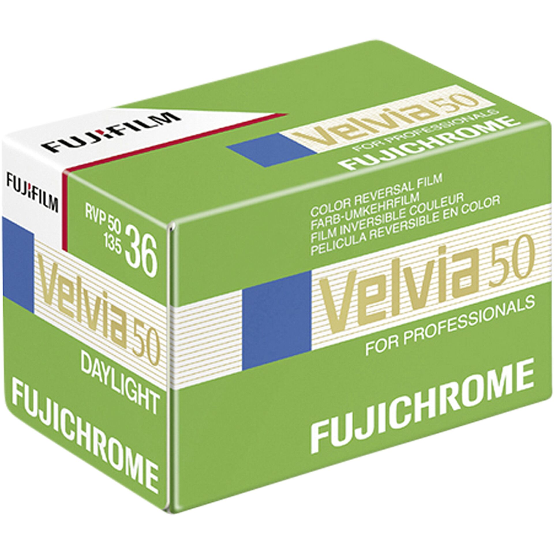 1 Fujifilm Velvia 50 135mm 36 Exposures Color Slide Film