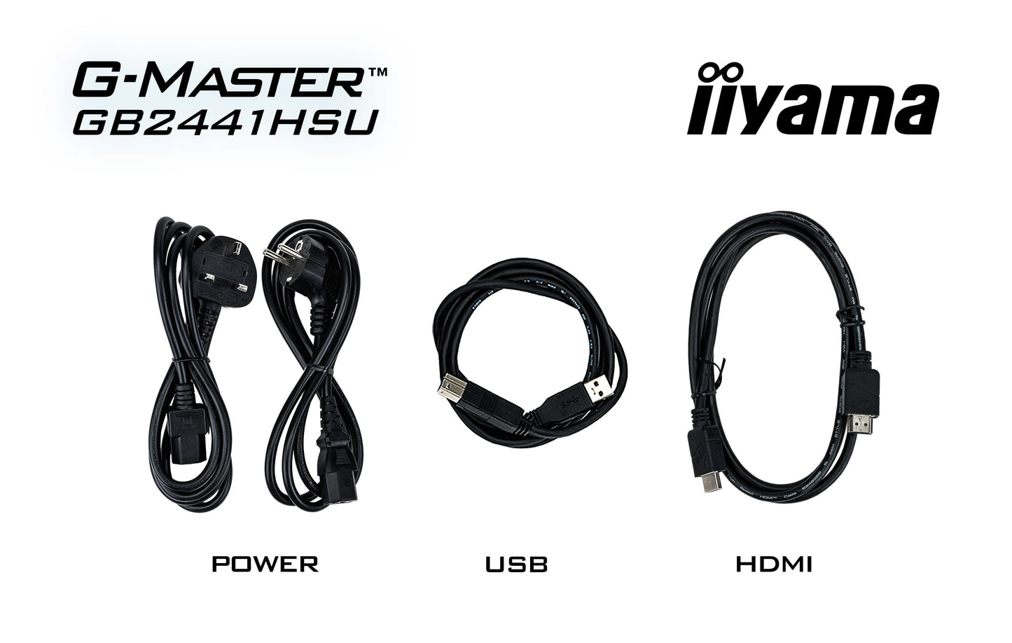 iiyama G-MASTER GB2441HSU-B1 computer monitor 60.5 cm (23.8") 1920 x 1080 pixels Full HD LED Black