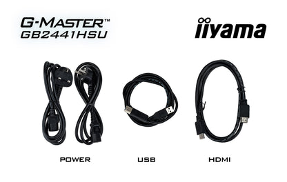 iiyama G-MASTER GB2441HSU-B1 computer monitor 60.5 cm (23.8") 1920 x 1080 pixels Full HD LED Black