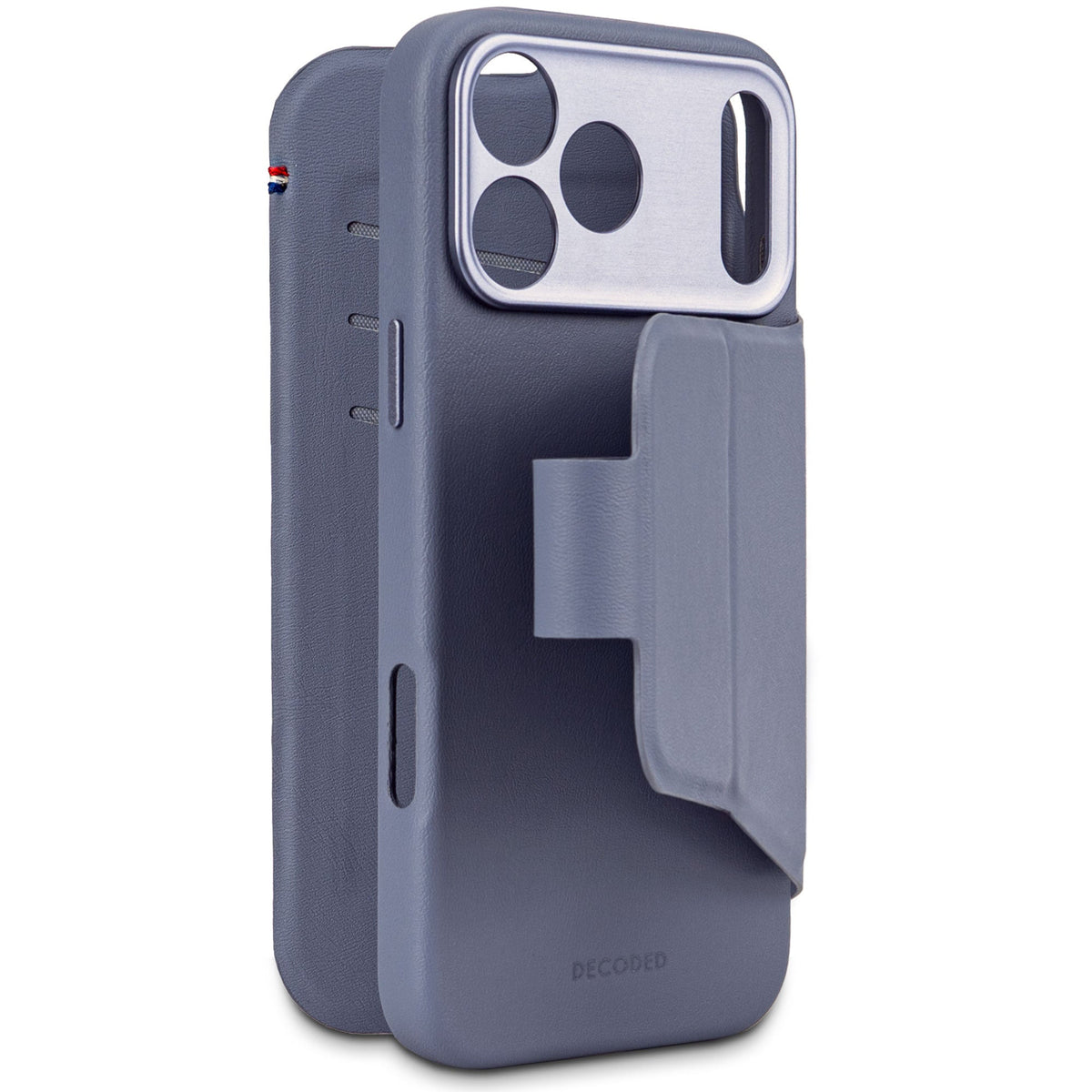 Decoded Silicone Detachable Wallet for iPhone 17 Pro Max – Blue