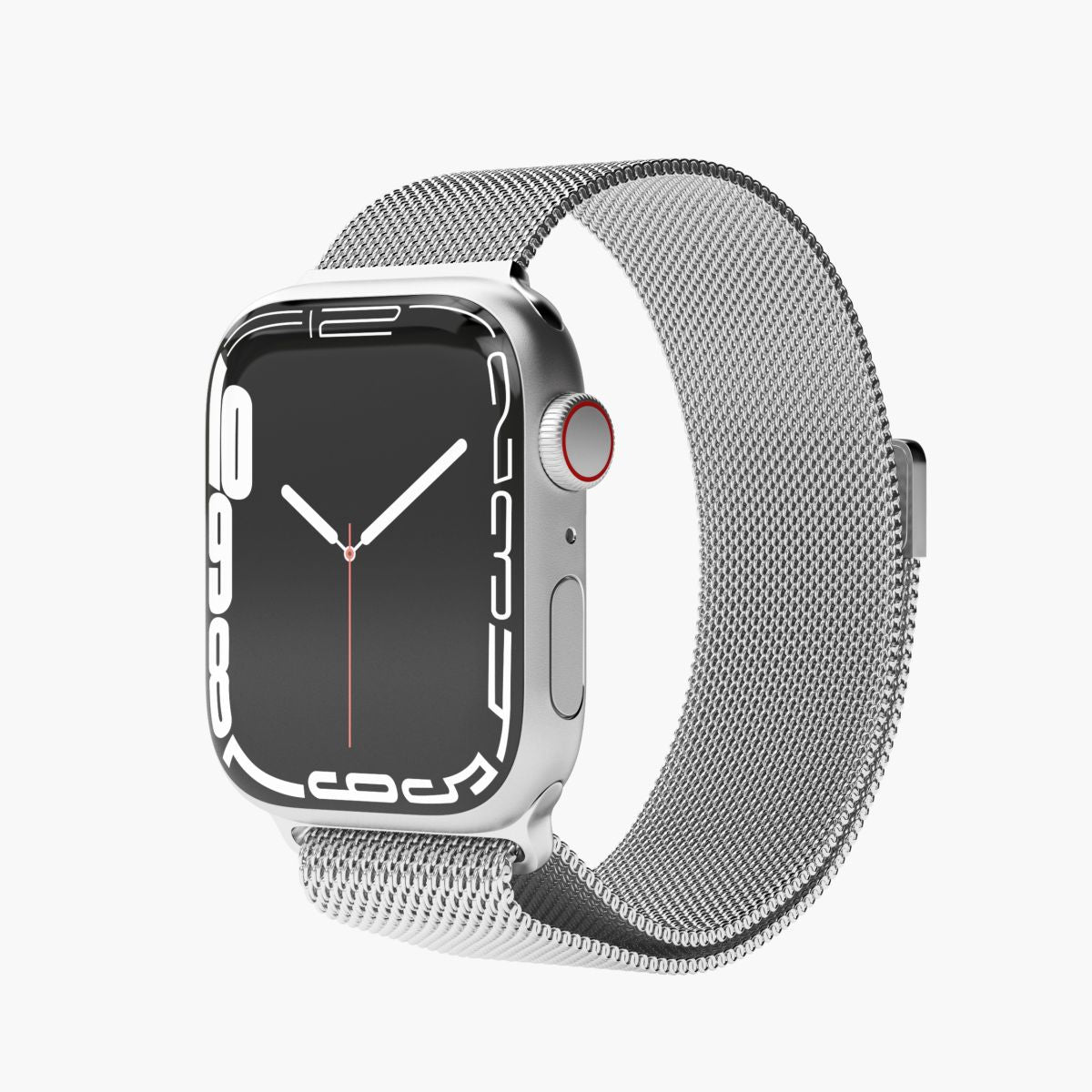 VonMählen Watchstrap for Apple Milanese Loop Case 1 Band One silver (AWS00093)