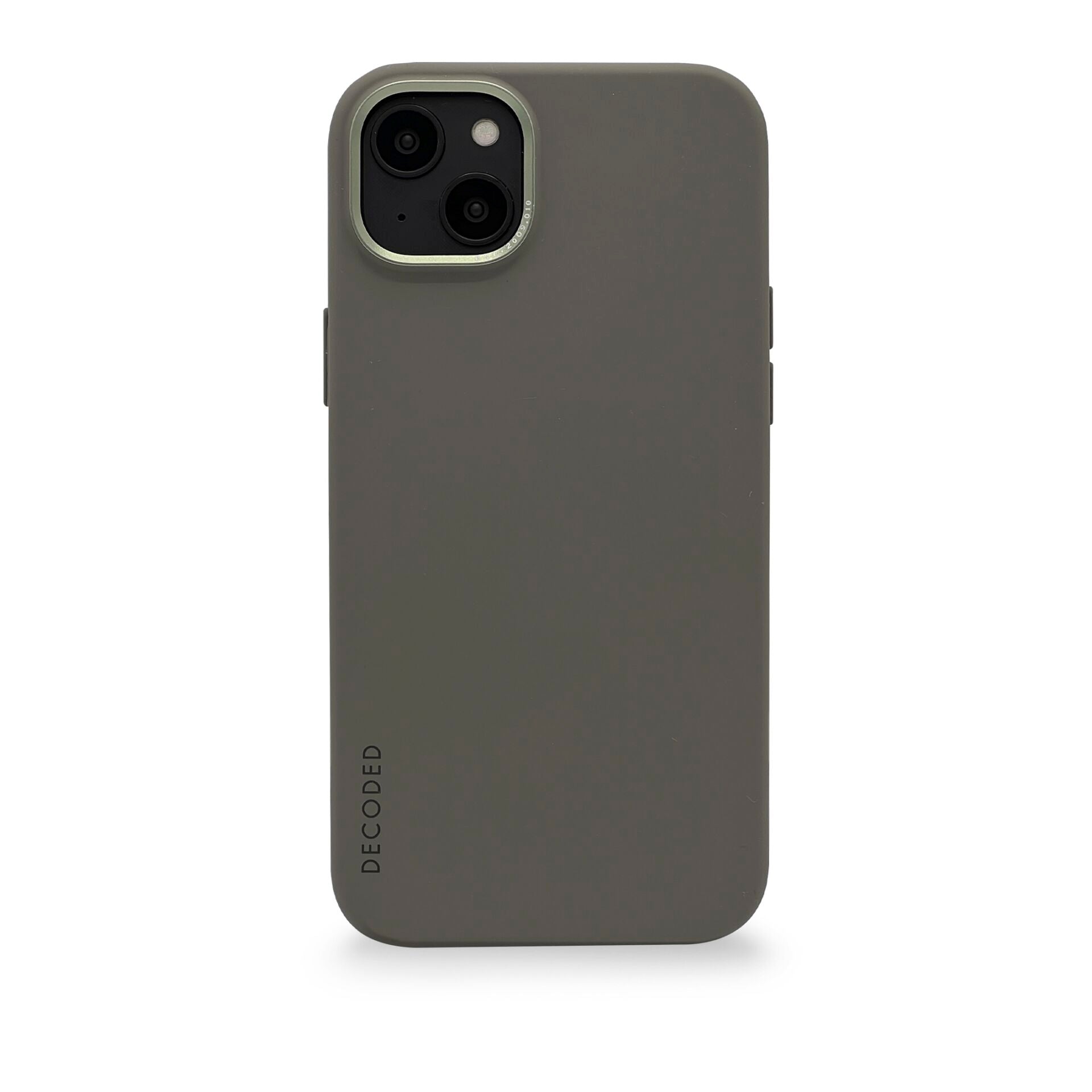 Decoded Αντιμικροβιακή Σιλικόνη Θήκη iPhone 14 Plus Ελιά