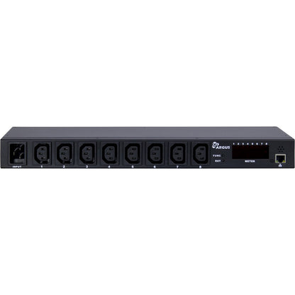 Inter-Tech 19" Argus SW-0816 Rack Power Strip, 8-Outlet (Black) — Web-Controllable