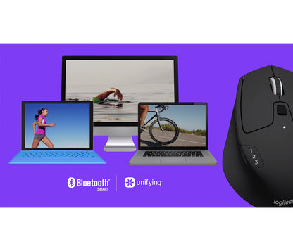 Logitech M720 Triathlon Wireless Mouse - Black
