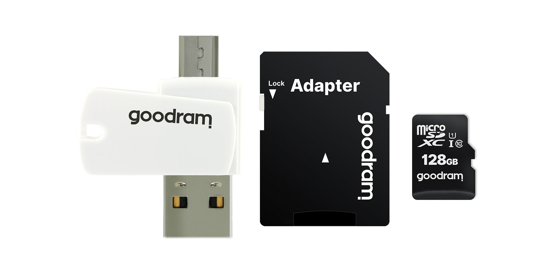 Goodram M1A4-1280R12 memory card 128 GB MicroSDHC Class 10 UHS-I