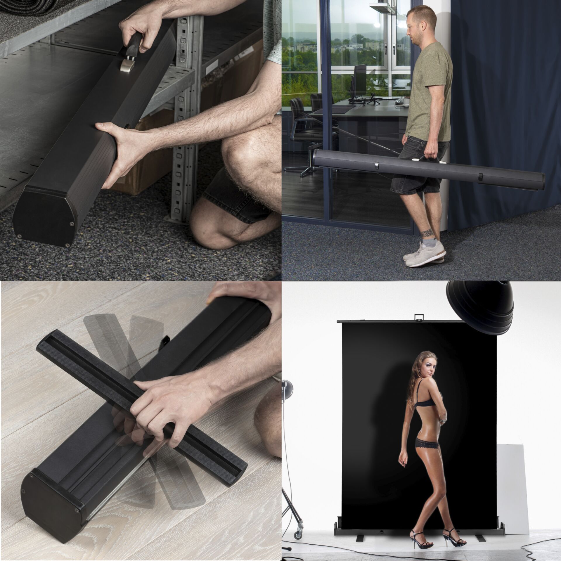 Walimex pro Roll-up Panel Background 210x220cm black