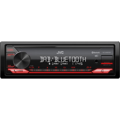 JVC KD-X282DBT Digital Media Receiver with Bluetooth and USB Support