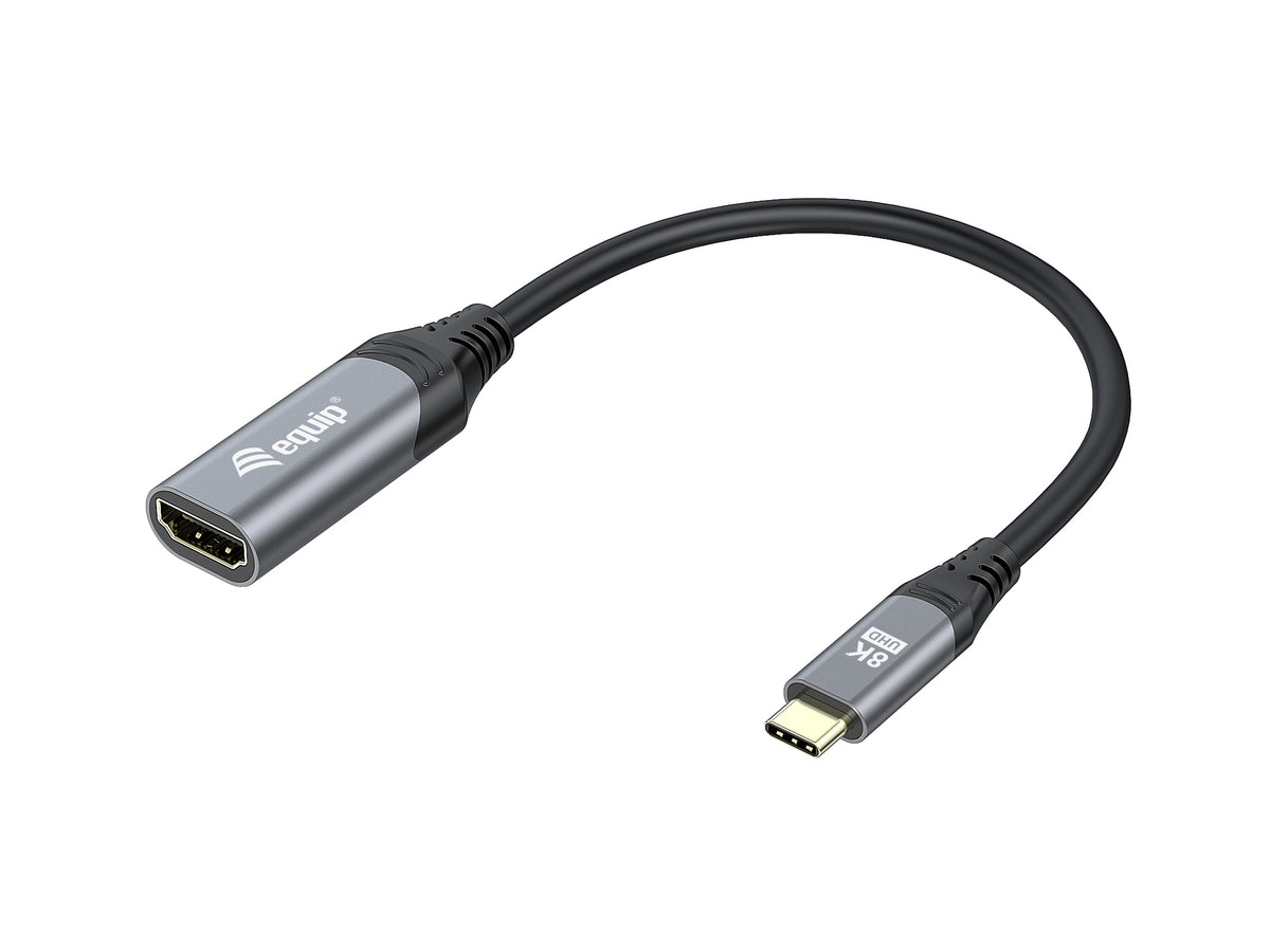 Equip Adapter USB-C->HDMI2.1        St/Bu 8K/ 60Hz 0.15m PVC