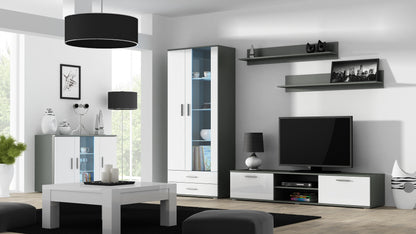 Cama set of two shelves 125cm SOHO grey matte