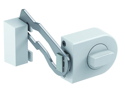 Olymp Door Auxiliary Lock with Safety Latch (white) RS 50R