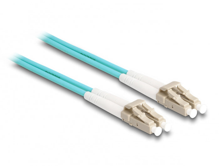 DELOCK Fiber Optic Cable with Metal Armoring LC Duplex Multimode 3m