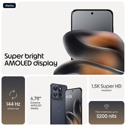 Motorola edge 70 fusion 17.2 cm (6.78") Dual SIM Android 16.0 5G USB Type-C 12 GB 256 GB 7000 mAh Black