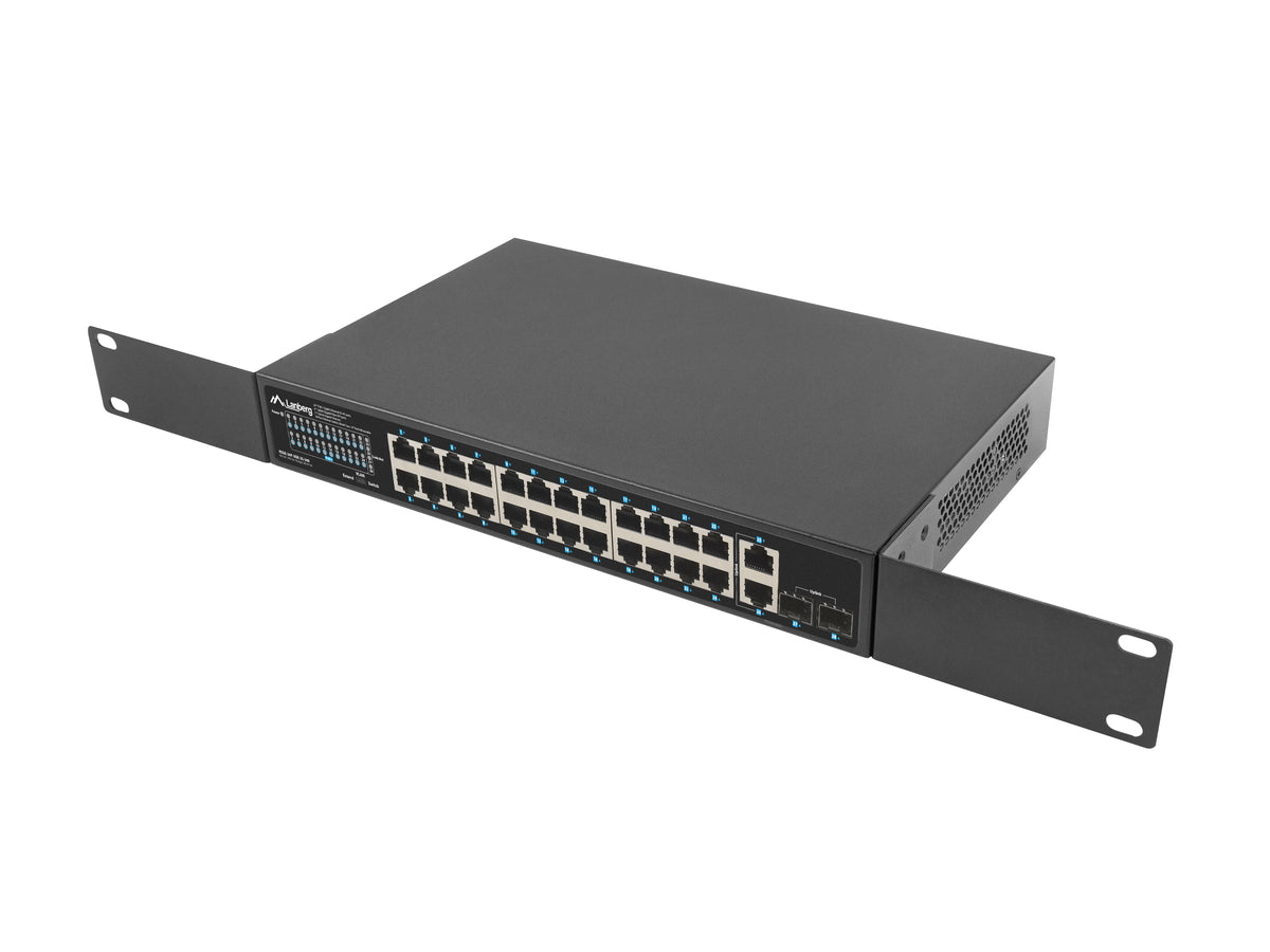 Lanberg RSGE-24P-2GE-2S-360 network switch Unmanaged