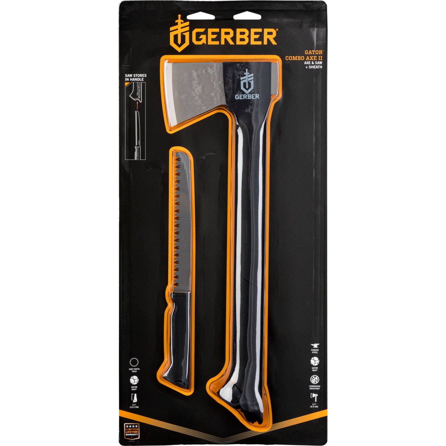 Gerber Gator Combo II Ξύλινη με Σαύρα