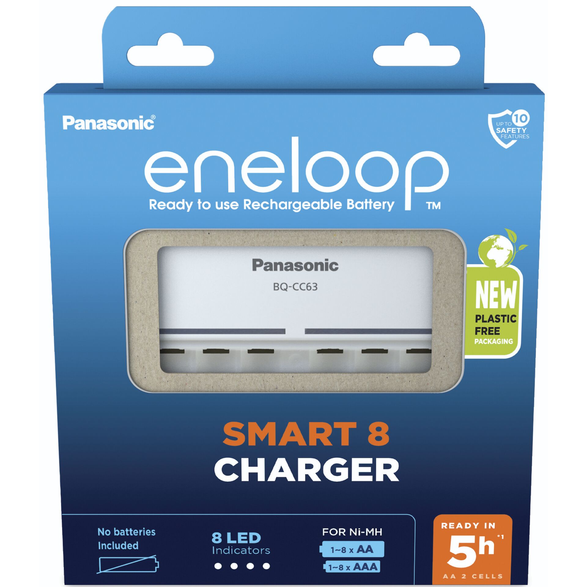 Panasonic Eneloop Smart 8 Battery Charger BQ-CC63 without Batteries
