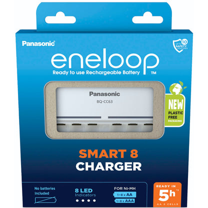 Panasonic Eneloop Smart 8 Battery Charger BQ-CC63 without Batteries