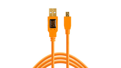 Tether Tools TetherPro USB 2,0 A/MiniB 5 Pin 4,6m orange