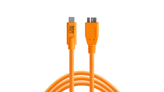 Tether Tools USB-C to 3,0 Micro- B 4,60m orange