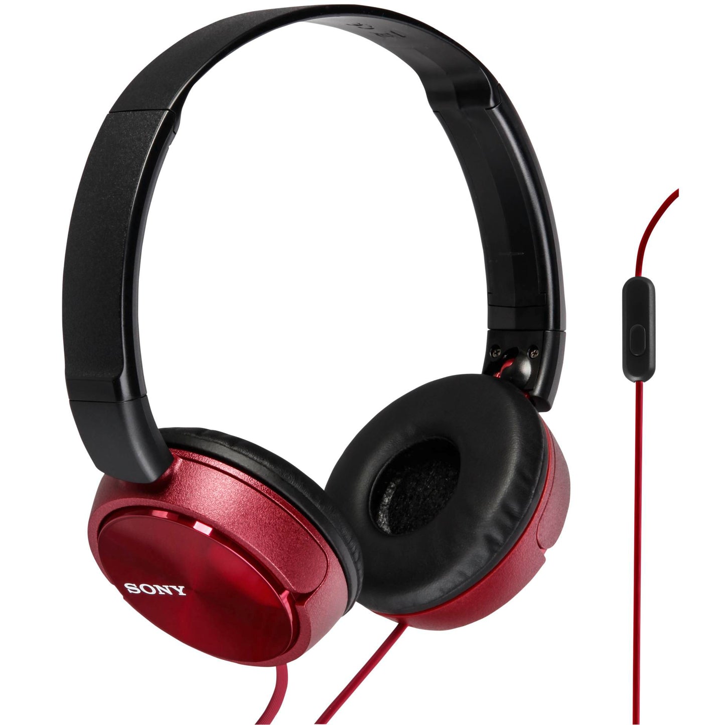 Sony MDR-ZX310APR Red On-Ear Headphones