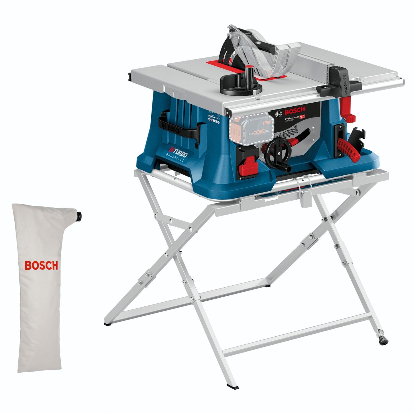 Bosch GTS 18V-216 με GTA 560 Ασύρματο Πριόνι Τραπέζης
