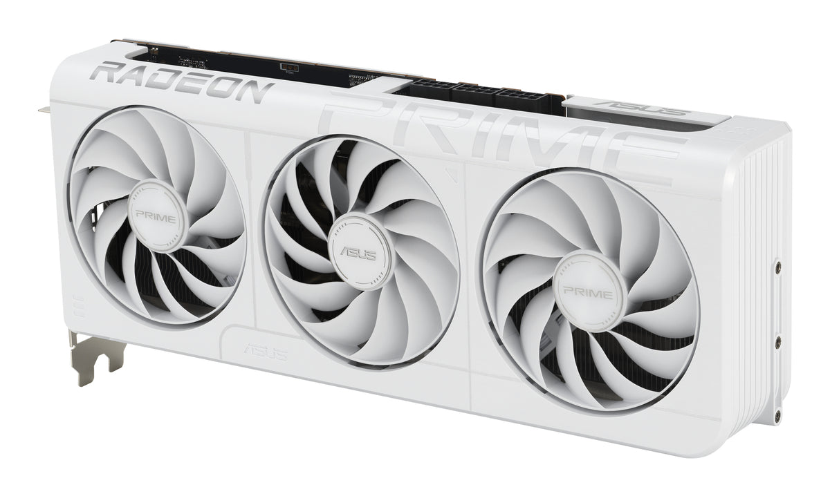 ASUS Prime -RX9070XT-O16G-WHITE AMD Radeon RX 9070 XT 16 GB GDDR6