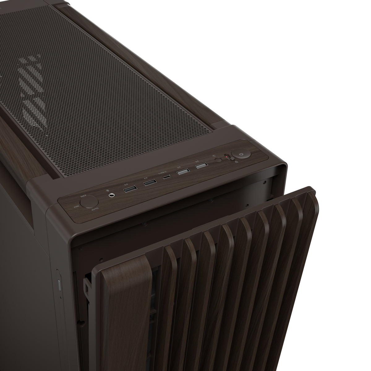ASUS ProArt PA602 Wood Edition Retro Brown - Metal Panel Midi Tower