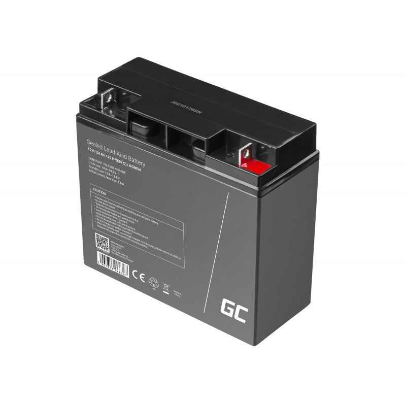 Green Cell AGM54 Vehicle Battery AGM (Absorbed Glass Mat) 22 Ah 12 V