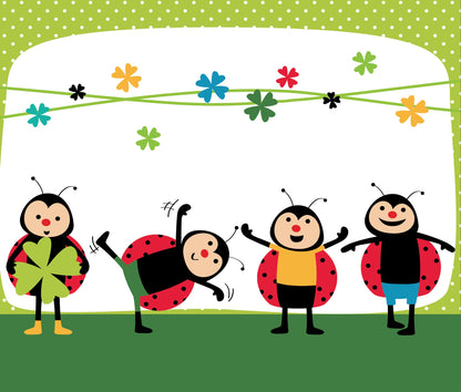 1x25 Daiber Ladybug 13x18 Children Portrait Folders 13308
