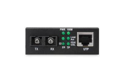 DIGITUS Medienkonverter Fast Ethernet RJ45/SC Multimode