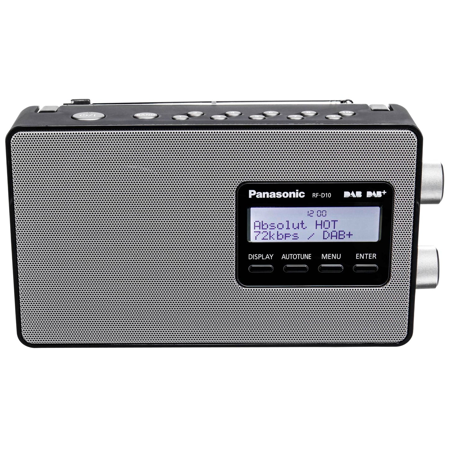 Panasonic RF-D10EG-K Black Portable FM/AM Radio