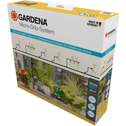 Gardena Micro-Drip-System Set for Patio (30 Plants)