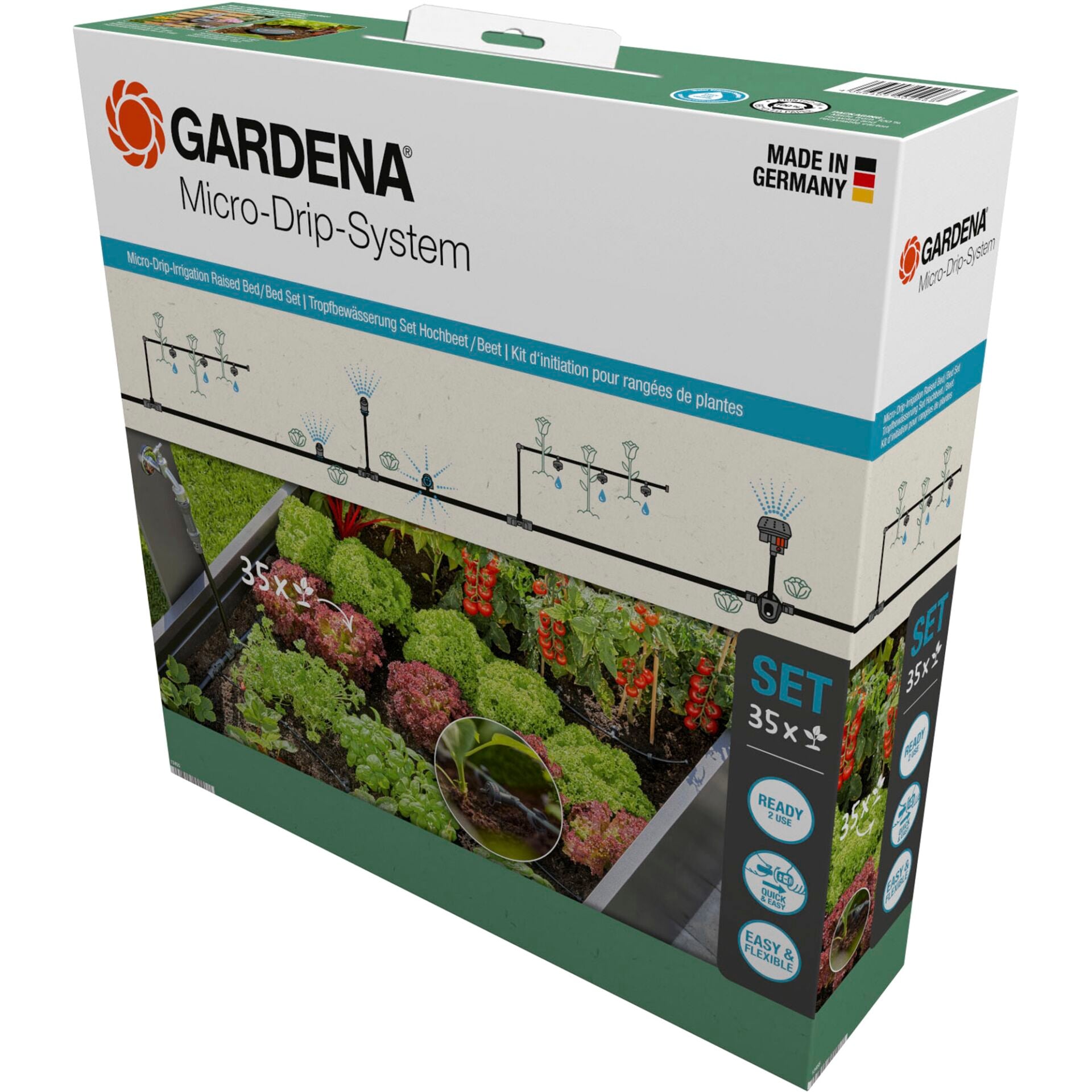 Gardena Micro-Drip-System Set for 35 Plants