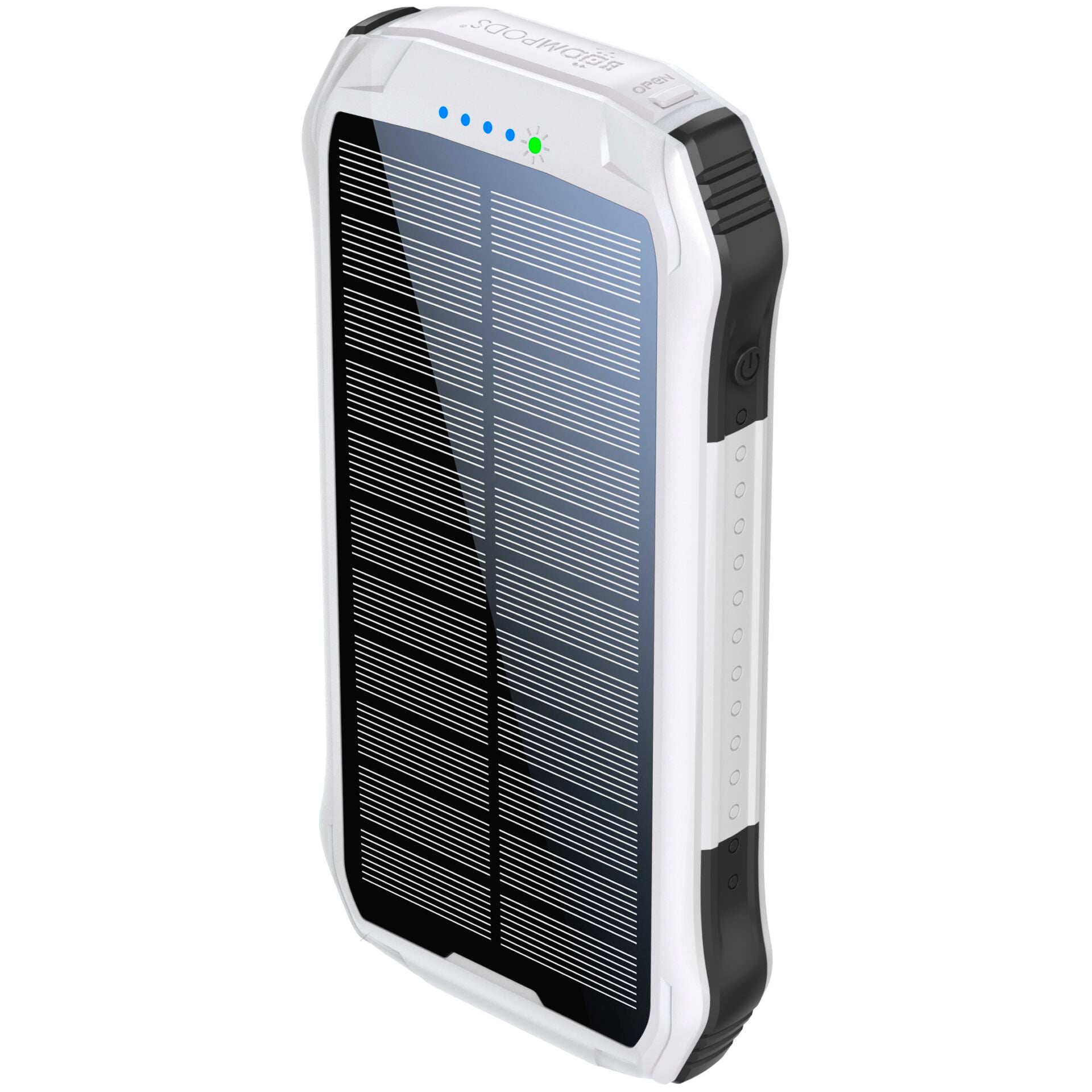 Boompods Neutron Solar Powerbank 10,000mAh White