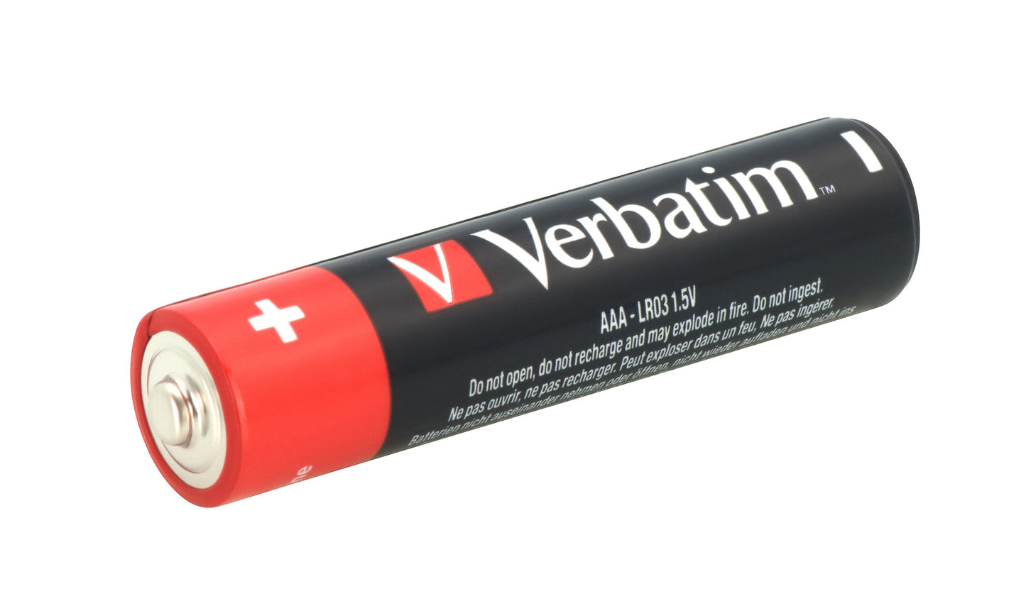 1x10 Verbatim Alkaline battery Micro AAA LR 03            49874