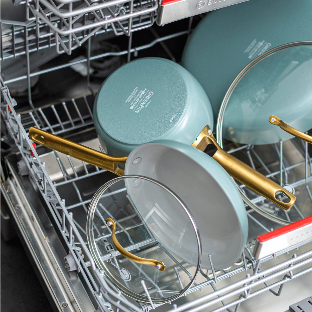 GreenPan Padova Reserve Saucepan 18cm Sky Blue
