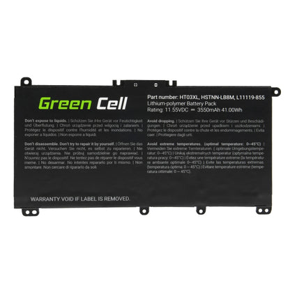 Green Cell HP163 notebook spare part Battery