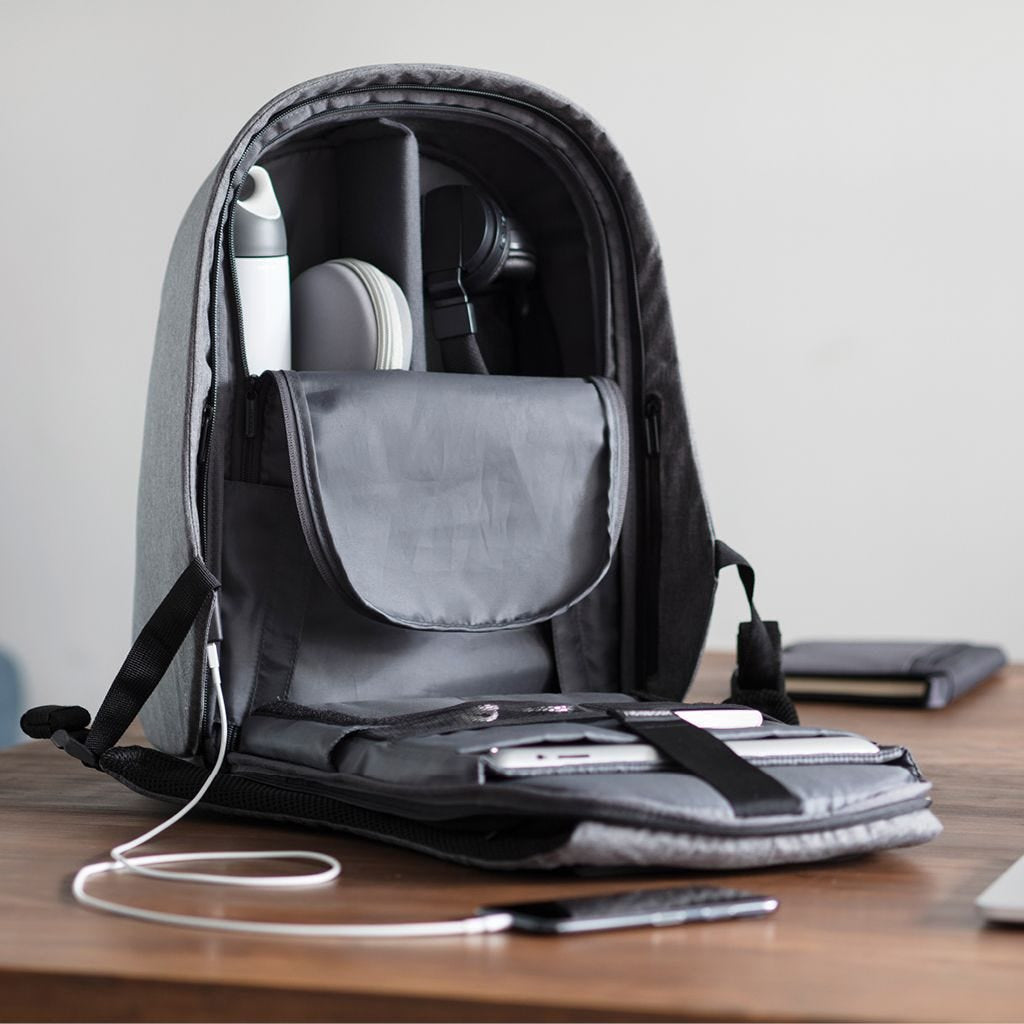 XD Design Anti-Theft Backpack Bobby Hero Regular Grey P/N: P705.292