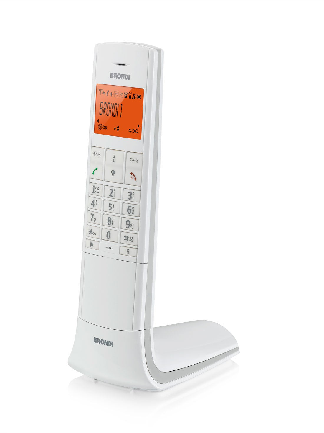 Brondi Lemure Cordless Phone - White